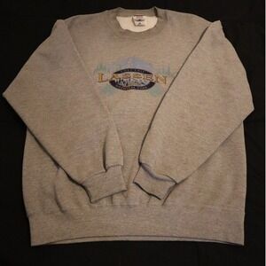 VTG Jerzees Super Sweats Volcanic Lassen National Park Graphic Sweatshirt Mens L